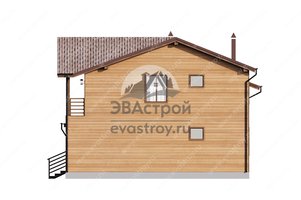 Проект двухэтажного дома - EV-41