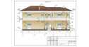 Проект двухэтажного дома с крытой террасой площадью до 500 кв