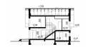 Проект квадратного двухэтажного дома из керамоблоков с одноместным гаражом - SK-26