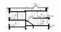 Проект узкого двухэтажного дома из керамоблоков с эркером и двухместным гаражом - SK-50