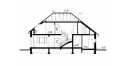 Проект двухэтажного дома из керамоблоков с эркером и двухместным гаражом - SK-108