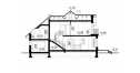 Проект узкого двухэтажного дома из керамоблоков с эркером и одноместным гаражом - SK-111