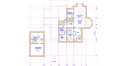 Проект узкого трёхэтажного дома в стиле барокко с цокольным этажом, двухместным гаражом и сауной, с площадью до 800 кв м - EV-3