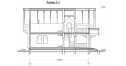 Проект узкой двухэтажной бани из бруса в стиле барокко с размерами 6 м и 13 м и с площадью до 150 кв м - EV-33